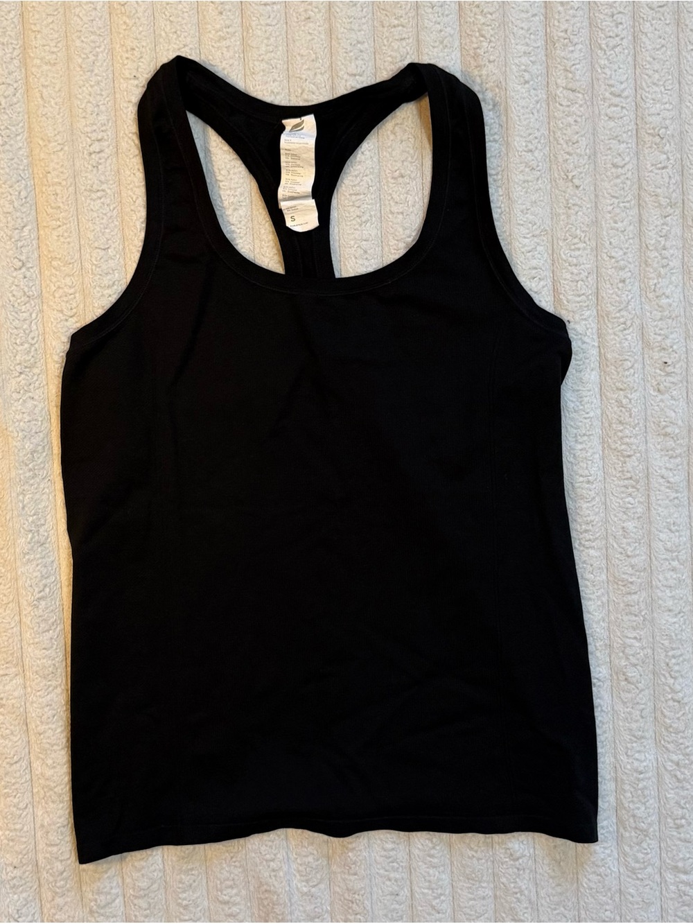Fabletics Women's Black Racerback Tank Top Size S